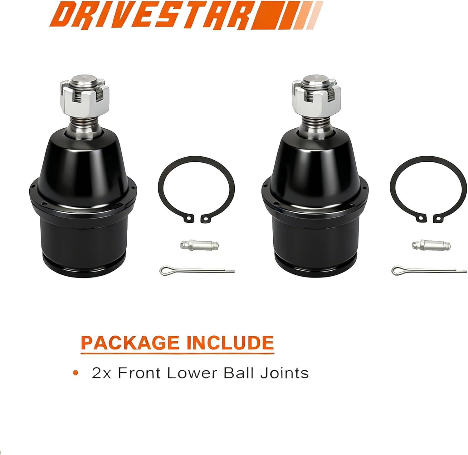 DRIVESTAR K7395 K7392 ES3572 ES3573 EV432 8PCS 4WD Front Ball Joints Tie Rods Kit, fit 2000-2003 for Dodge Dakota/Durango
