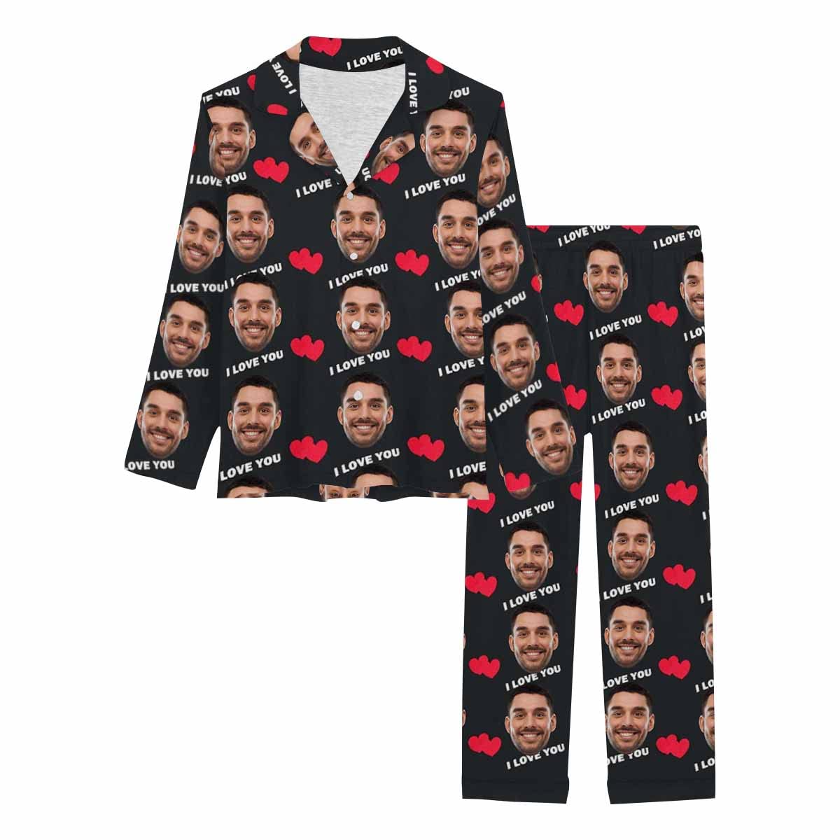 InterestPrint Custom Personalized Pajama Set for Women