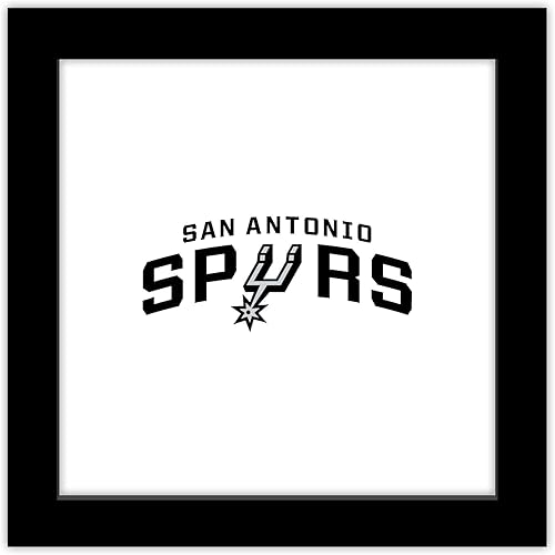 Trends International Gallery Pops NBA San Antonio Spurs - Póster de pared con logotipo global, 12 x 12 pulgadas, versión enmarcada en negro