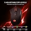 Redragon M921 Alámbrico RGB MMO 12400 DPI Teclas Reasignables | Conexión Estable Sin Retardo, Seguimiento Suave y Preciso, Macros Personalizados, Retroiluminación Vibrante, Cómodo Agarre Ergonómico 5