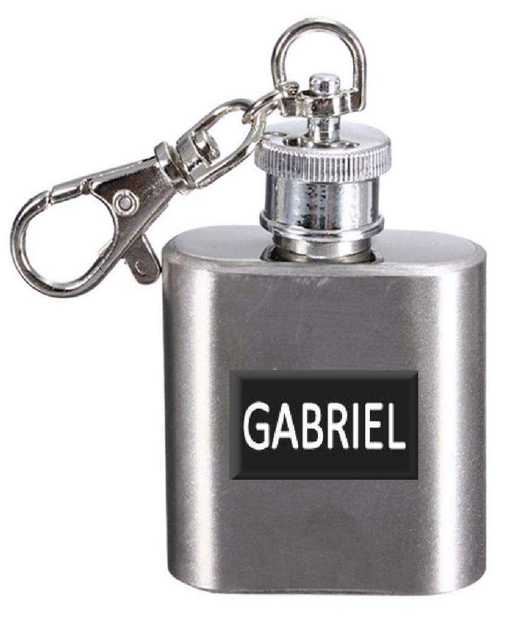 Flasque Gabriel personnalisable 28,3 ml en inox pour homme