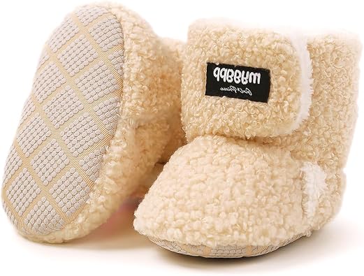 COSANKIM Newborn Baby Girls Boys Boots Soft Anti-Slip Sole Warm Winter Snow Booties Toddler Infant Prewalker Shoes