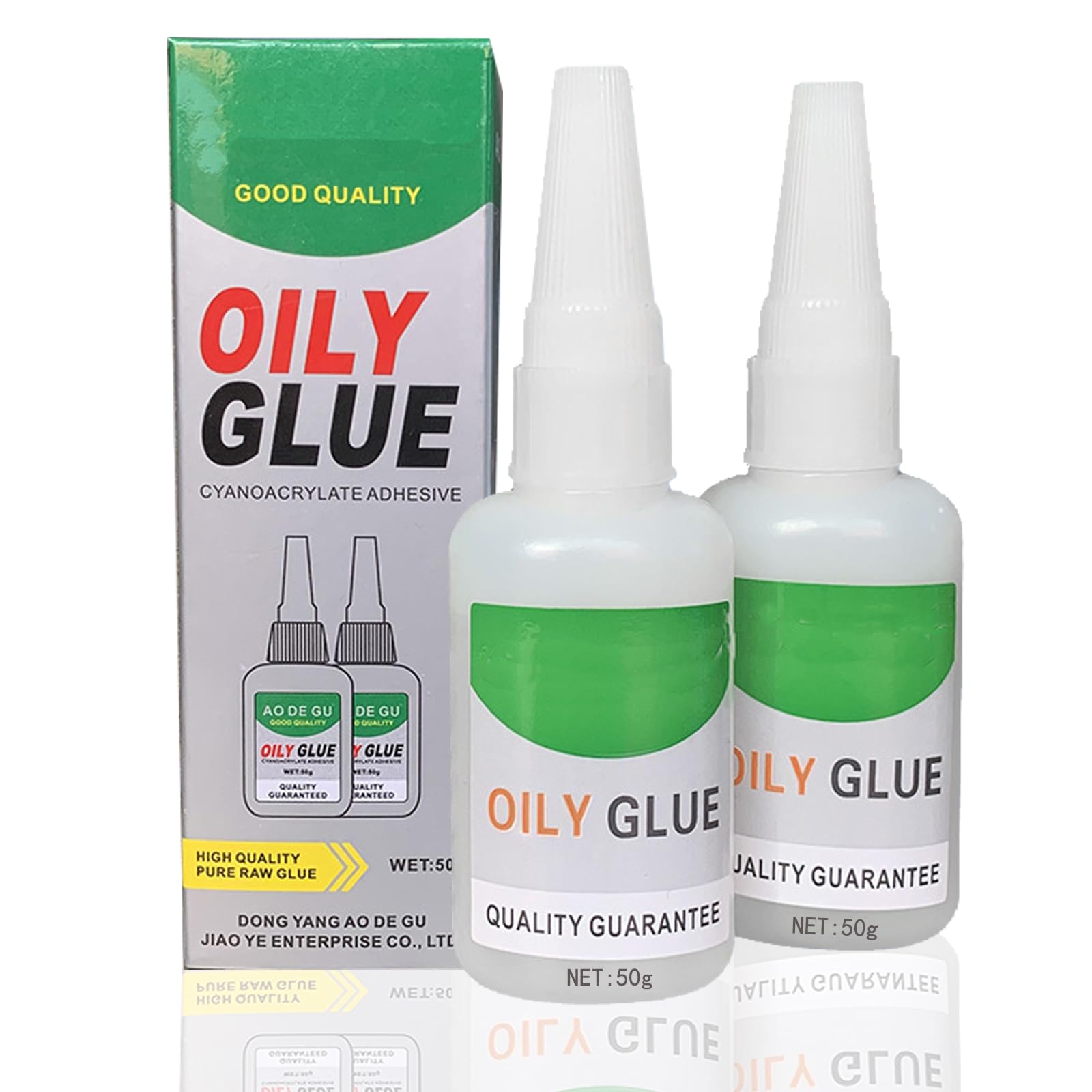 Super Glue For Plastic - Strong All Purpose, High Strength, Waterproof, Quick Drying, Flexible - Extra Strong For Plastic, Glass, Metal, Jewellery, Leather, Acrylic Etc. (50g*2PCS)
