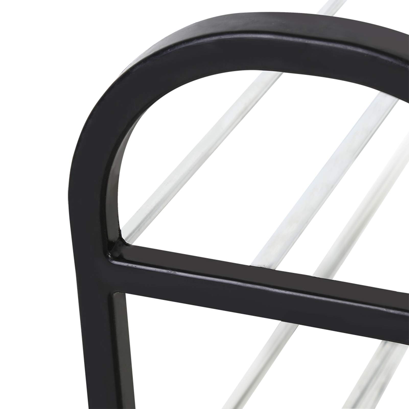 Plastikowy Aluminiowy Metalowy 3-poziomowy Stojak na Buty - DIY Półka do Przechowywania Butów (Średniej wielkości cztery warstwy 50 * 19 * 58CM)