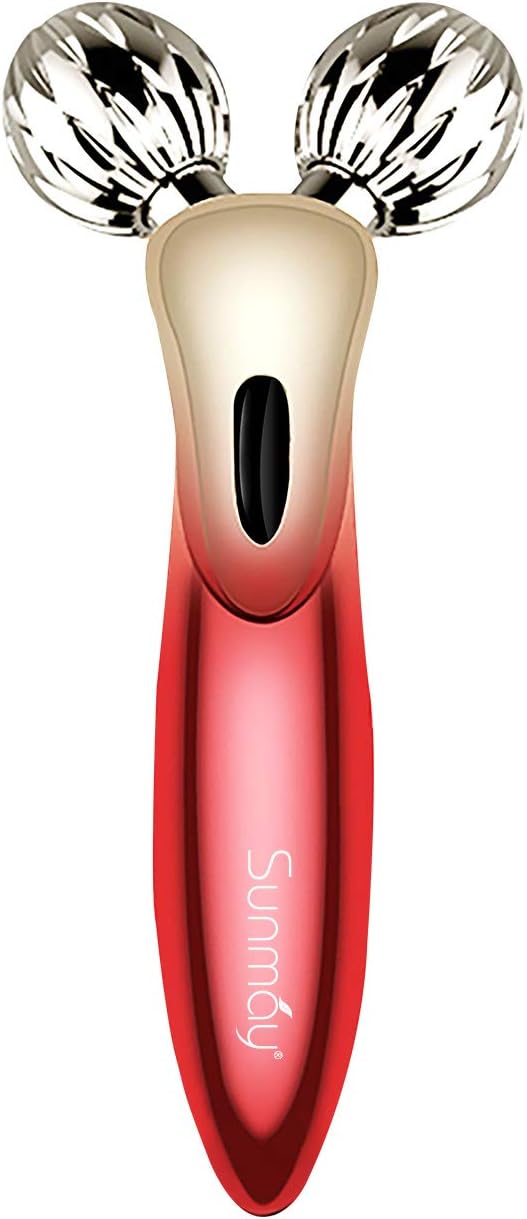 SUNMAY 3D Facial Massager Rollers Facial Lifting Massager - Microcurrent Skin Care Face Body Massager Firming Tools for V-shaped Face Lift, Kneading, Body Slimming