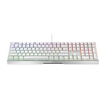 茶軸 メカニカル キーボード ホワイト 有線 パソコン工房 メカニカルゲーミングキーボード 日本語 茶軸