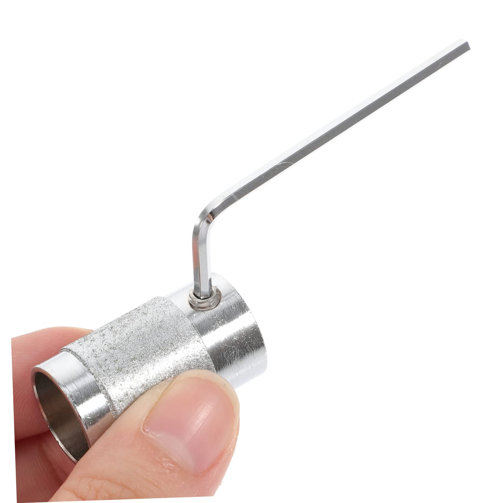 VILLCASE 5 Piezas De Cabezal Abrasivo Para Amoladora De Vidrio Rueda De Pulido Broca Cónica De 1/4 De Pulgada Cabezal Para Vidrio Herramientas Para Vidrio Aleación De Aluminio