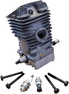 MS390 Cylinder Piston Crankshaft Engine Pan Base Spark Plug For Stihl MS390 MS310 49mm Chainsaw Spare Parts