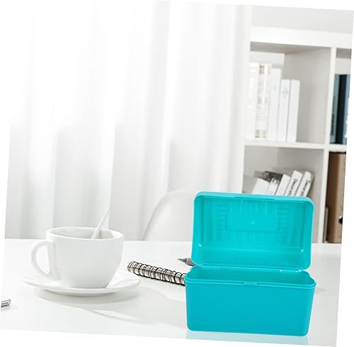 Miniatura 8 de Tofficu 4 unidades de fichero de tarjetas de índice, soporte de archivo, contenedor flash, organizador de tarjetas de notas, carpeta de archivos de