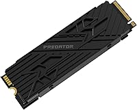 Vista 8 de Predator M.2 SSD 2TB GM7000 con caché DRAM NVMe 1.4 2280 PCIe Gen4×4 Ultra alta velocidad (lectura máxima: 7400MB/s, escritura máxima: 6700MB/s) SSD