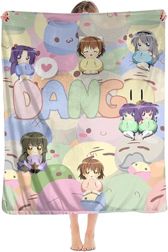 Miniatura 2 de Clannad Dango - Manta de forro polar súper suave de 40 x 30 pulgadas, franela de microfibra mullida, acogedora y cálida para sofá, cama