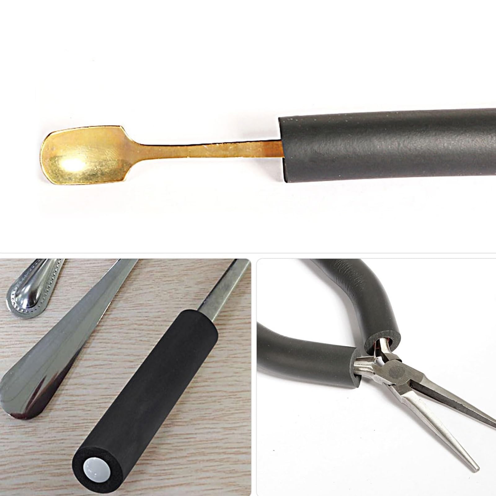 Tubo de Espuma Aislante Para Tuberías Negro 200cm Aislamiento de Tuberías de Agua de Goma y Plástico, Ignífugo y Aislante Duradero Para Tuberías Grifos Equipos de Ejercicio(48mm,3cm)