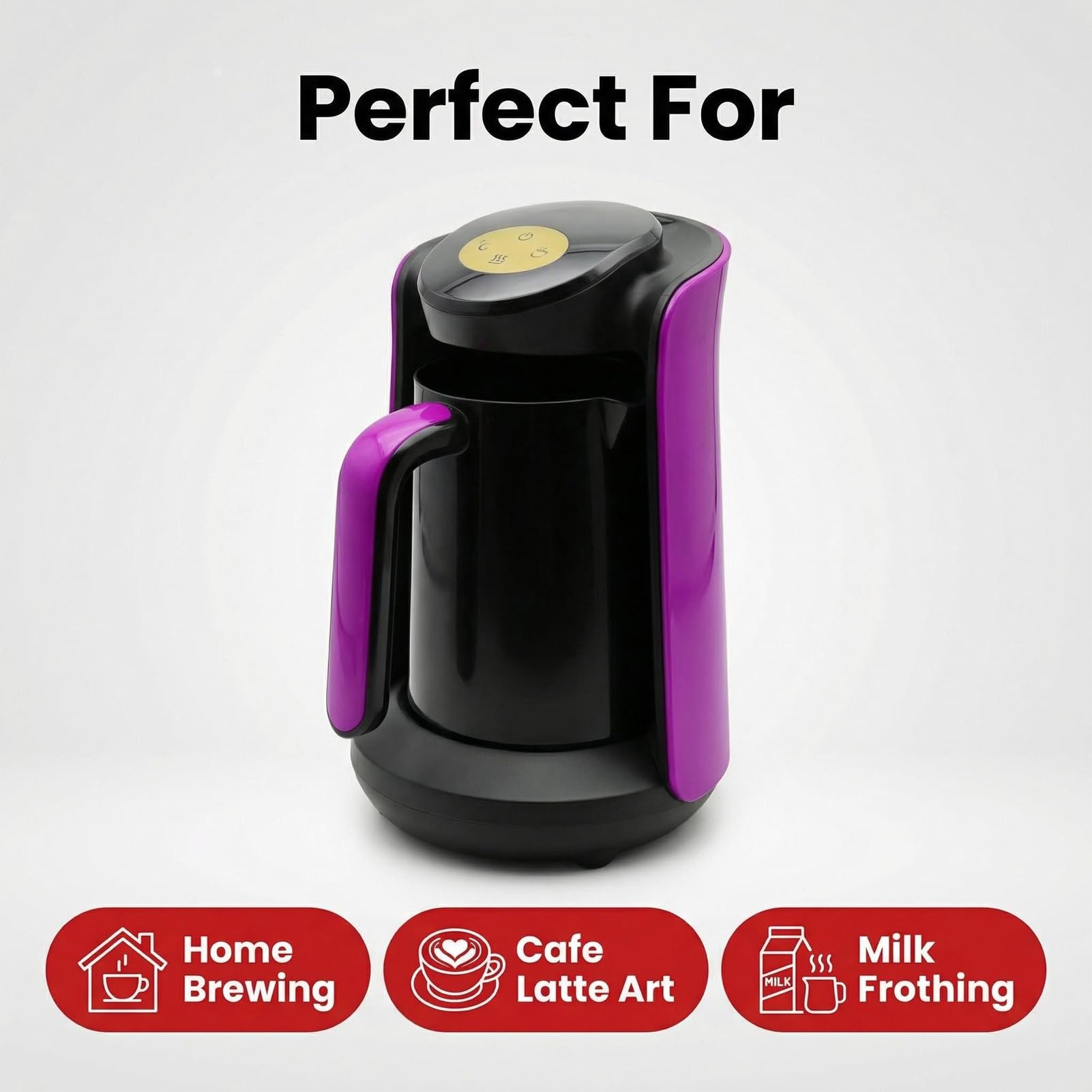 SUNGOOYUE Przenośny Ekspres do Kawy, 480 Ml, Powolne Parzenie (wtyczka UE)