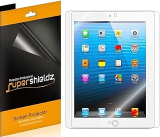 Supershieldz (3 Pack) Designed for Apple iPad 4, 3 and 2 Generation Screen Protector, High Definition Clear Shield (PET)
