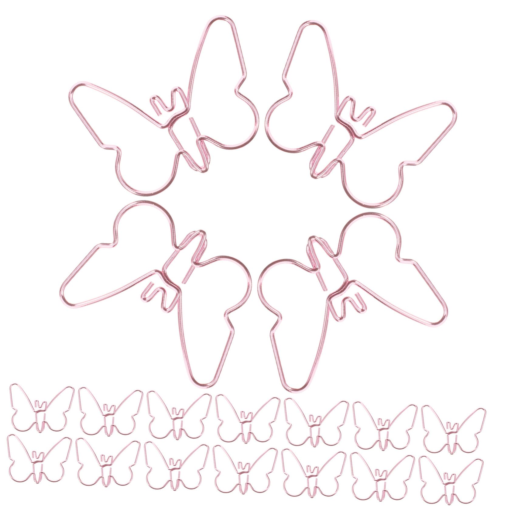 STOBOK 4 Set Di Fermagli Per Ufficio in Metallo Fermagli Per Carta A Mano Fermagli Per Carta in Metallo Piccoli Fermagli Per Documenti Design Creativo Per Fermagli 18 Pezzi * 4