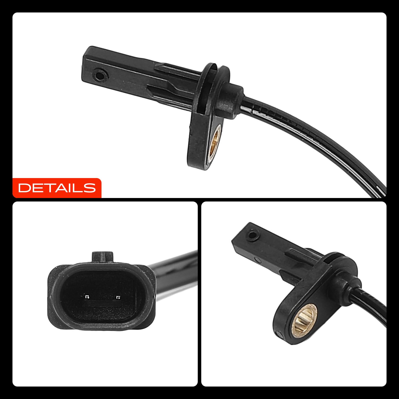 Frankberg Sensore Velocità Ruota ABS Sensore ABS 2-Poli Compatibile con i10 AC3 AI3 1.0 MPi 1.2 MPi 1.0 T-GDi 2019-2025 Replace# 58940K7300