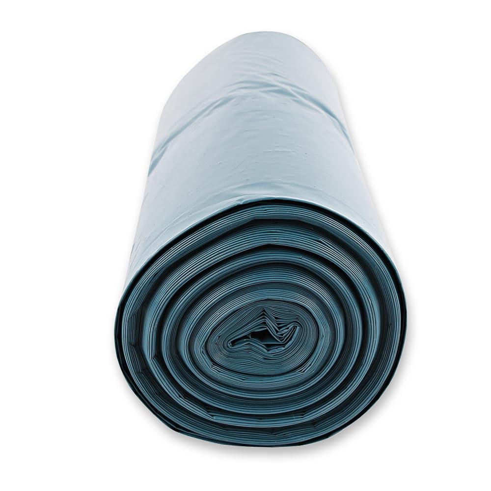 80 Stück, Abfallsäcke, FRANZ MENSCH, 120 x 90cm, blau, LDPE, 80my, reißfest | Premium, Rolle, Müllsäcke, Müllbeutel, Mülltüten, Hausmüll, Abfallbeutel, trash bags, Abfallentsorgung, Gewerbe