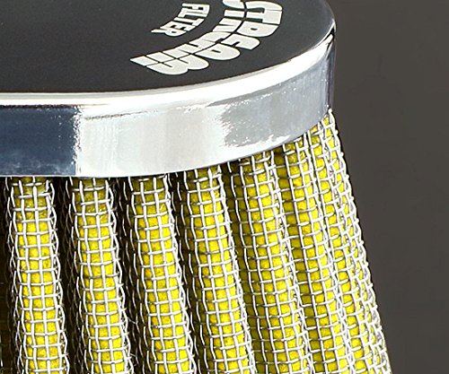 PMC (ピーエムシー) Smooth STREAM AIR STREAM ラウンドフィルター 取付口径/50φ(47-52mm) サイズ 70mmクローム/イエロー 154-124