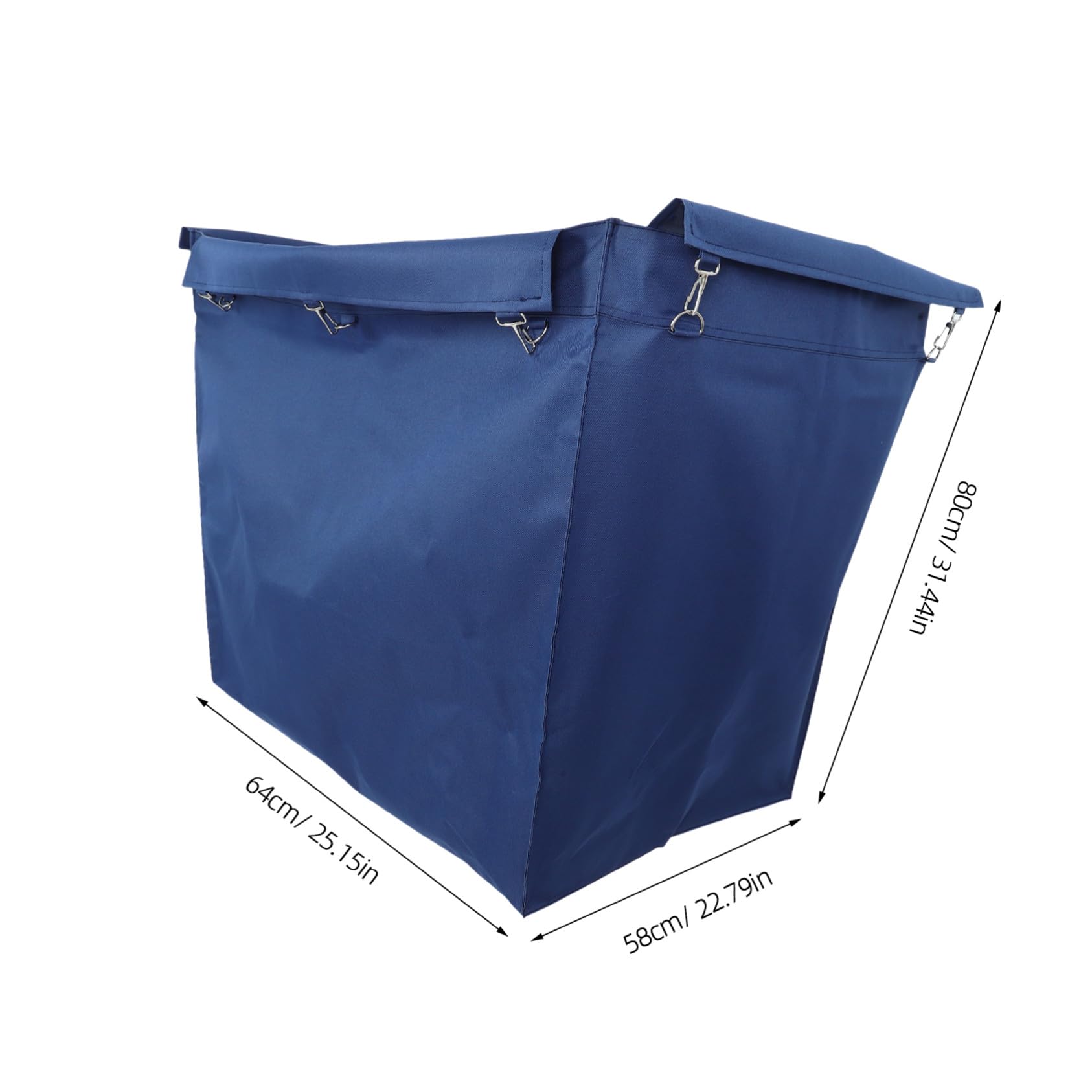 Bolsa de Lavandería Extraíble de Tela Oxford Azul para Carrito de Limpieza, Forro para Cesta de Ropa Sucia, Bolsa de Almacenamiento Amplia Adecuado para Uso en Carritos