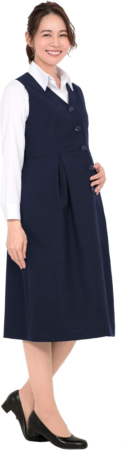 アッドルージュ Addrouge マタニティ ワンピース ジャンパースカート 授乳服 妊婦服 事務服 制服 オフィス服 授乳口付き 新しい到着