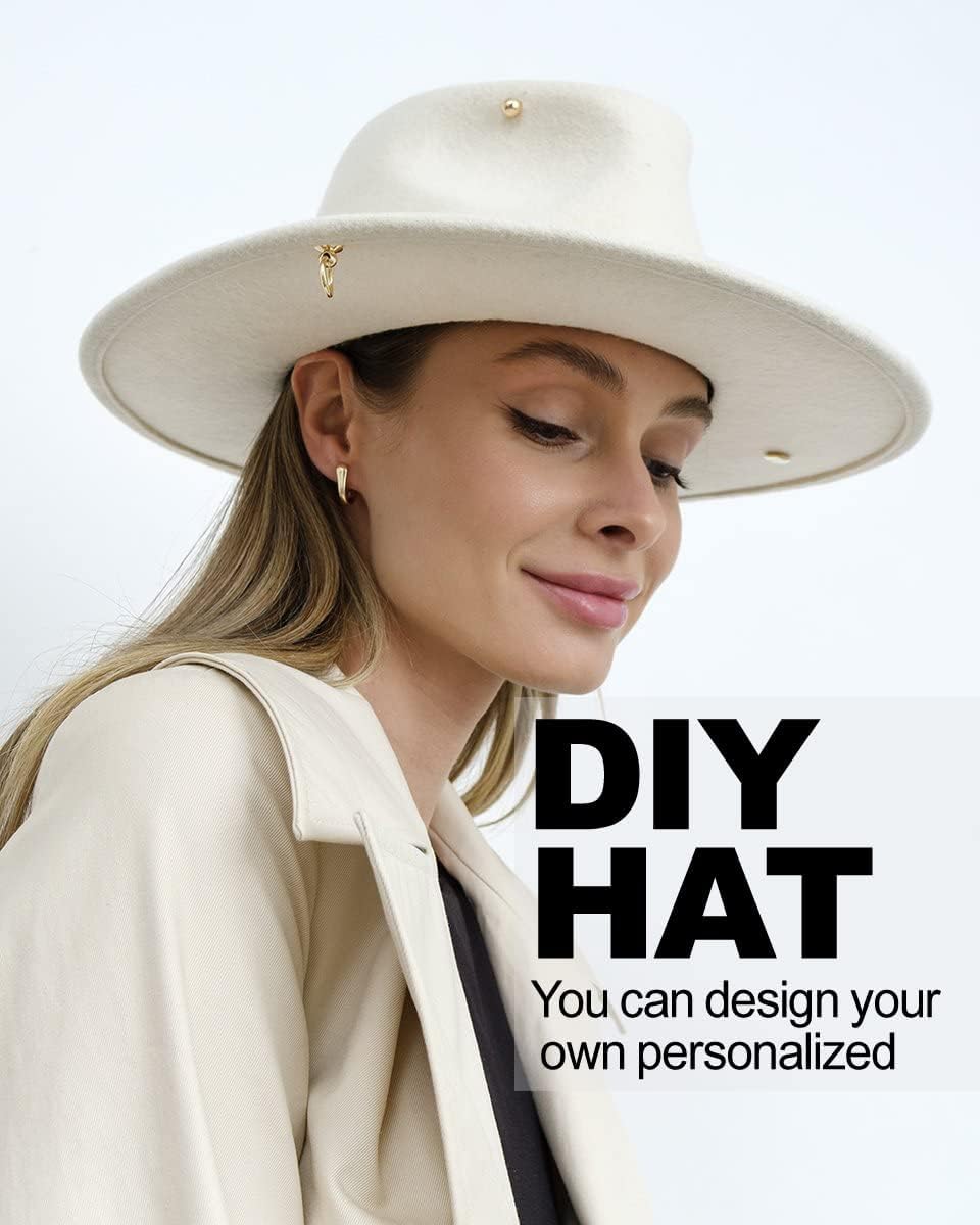 Cowgirl Hat with Wide Belt Western Cowboy Hats for Womens - Image 6