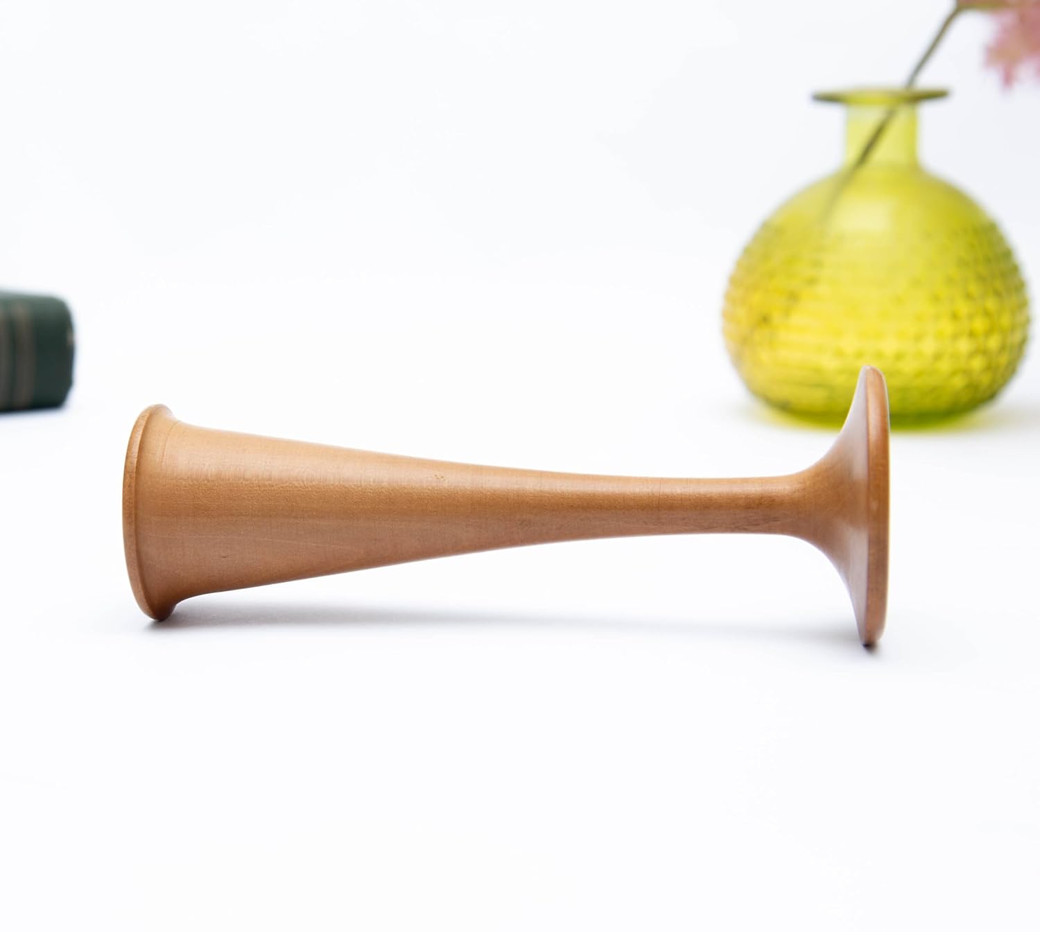 stethoscope wooden vintage - graduation gifts for nurses 1940s USSR Antique obstetric TRUMPET Medical Tool Instrument wood pinard fetal military Doctor Gift