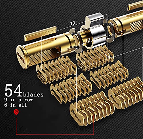 Zamek cylindryczny, Zamek mosiężny klasy C, cylinder 54, 12 kluczy, podwójne frezowanie, 32 ścieżki, 8 gniazd, zabezpieczenie antywłamaniowe i techniczne(80mm 32.5mm 47.5mm)