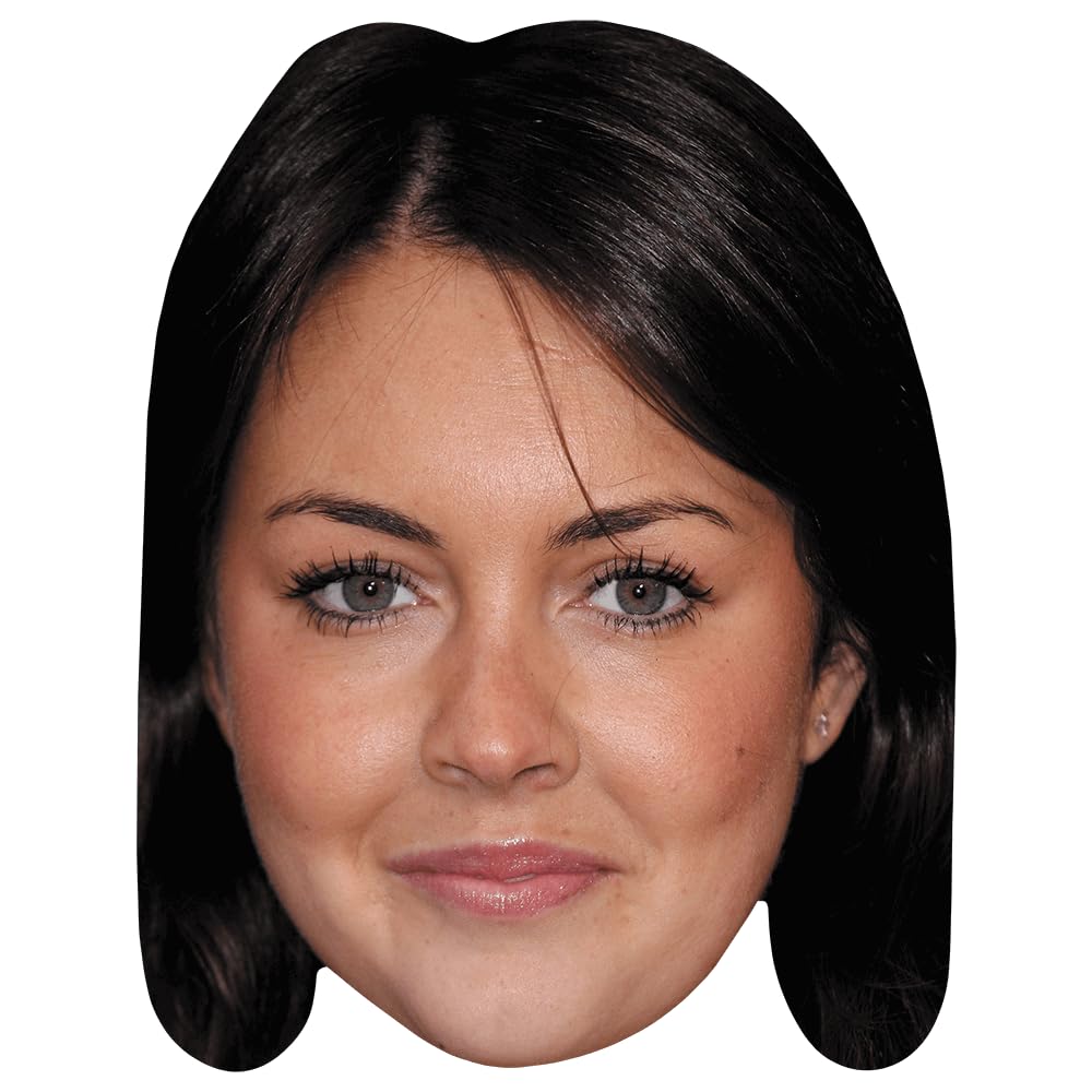 Celebrity Cutouts Lifelike Lacey Turner (Smile) Celebrity Mask, Flat Card Face, Fancy Dress Mask