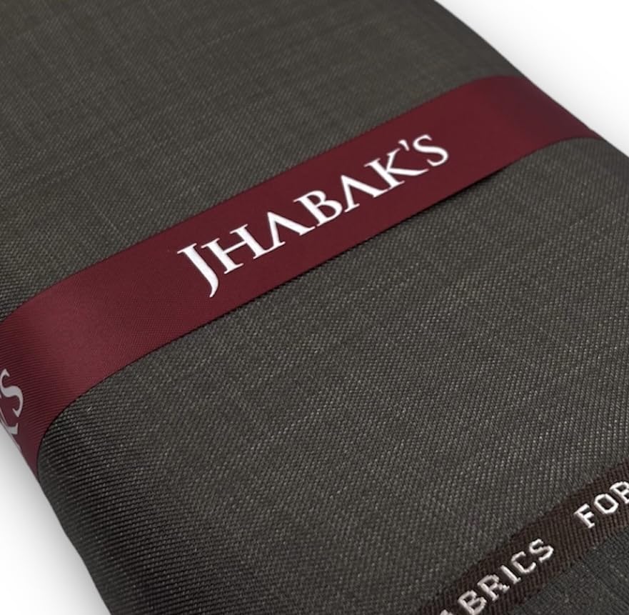 Image of JHABAK'S Unstitched Viscose Rayon Trouser Fabric for Men - Length: 1.30 m /Width: 58 inches