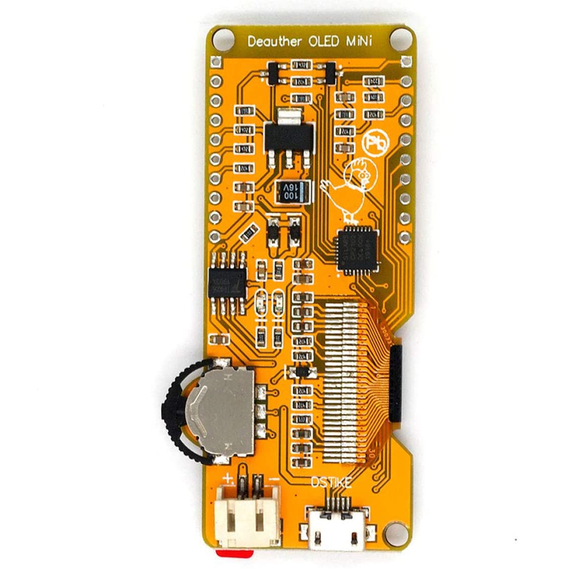 Test WiFi DeAuther ESP8266 Tablero de Desarrollo programable con Software de Pantalla OLED de 1.3 Pulgadas a Bordo de la Antena 2dB ESP8266 WiFi DeAuther111