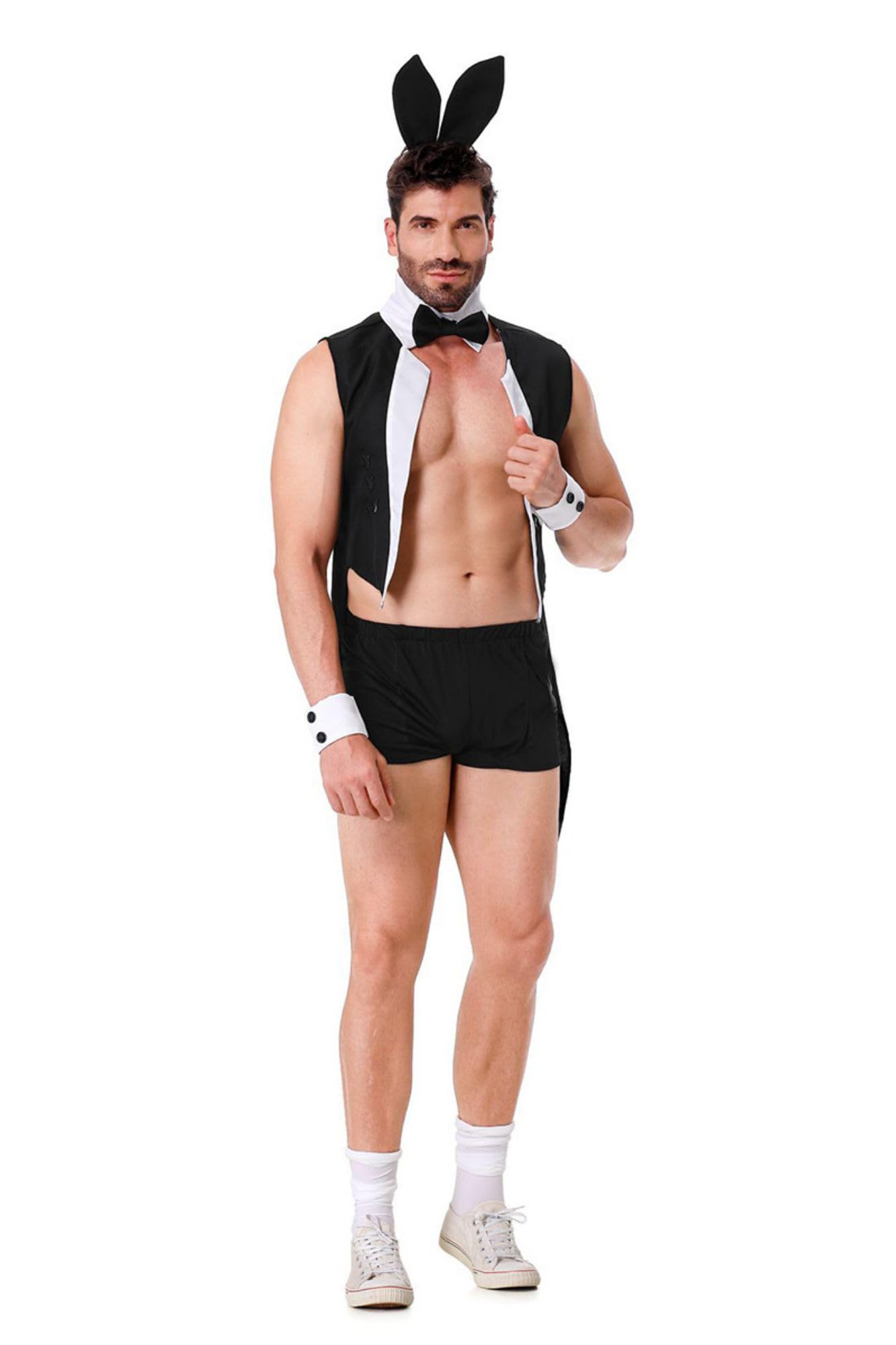 Męska seksowna bielizna cosplay zestaw do odgrywania ról bar zabawa dla dorosłych mundur klub nocny strój na imprezę