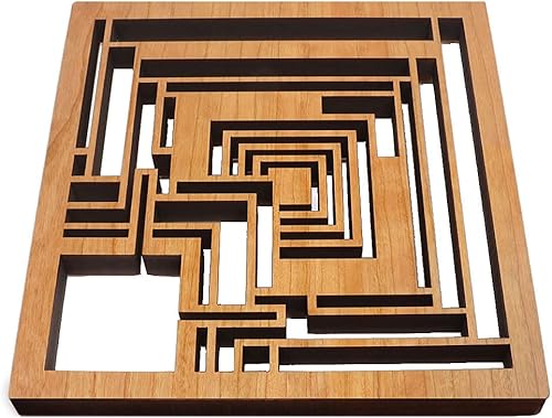 Frank Lloyd Wright Ennis Block - Salvamanteles de madera dura