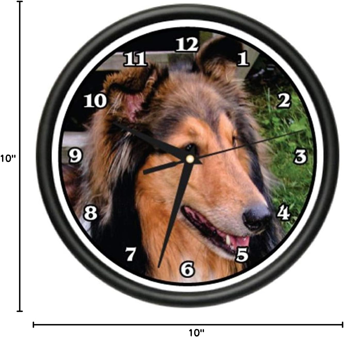Collie Wall Clock Dog Doggie pet Breed Gift