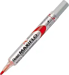 Pentel Marcador Para Quadro Branco MAXIFLO Ponta Fina 4.0mm Vermelha MWL5S-B