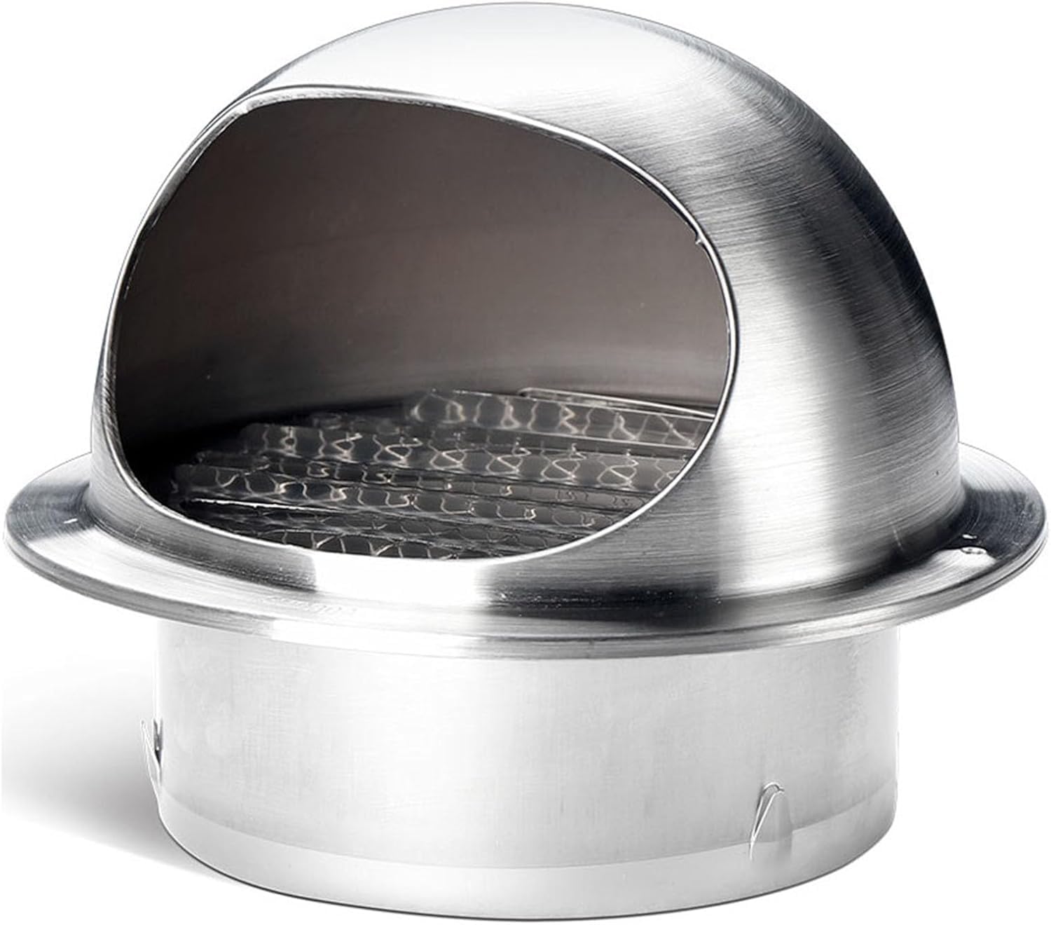 Sortie murale en acier inoxydable pour stopper infiltrations ventilateur