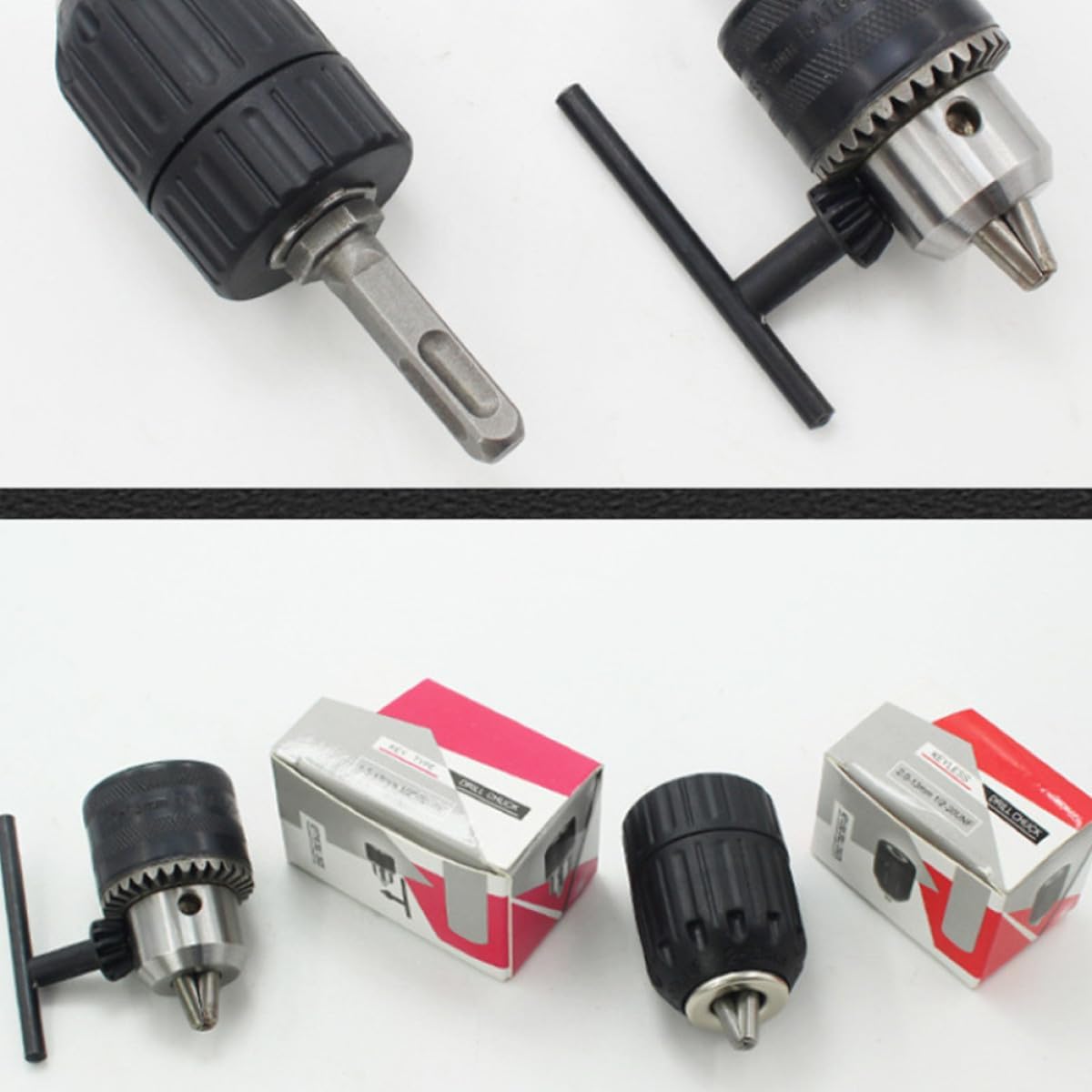 Steel Drill Chuck Adapter Converter 13mm for Impact Driver DIY