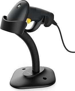 Inateck 1D USB Barcode Scanner with Intelligent Stand Wired, BCST-33