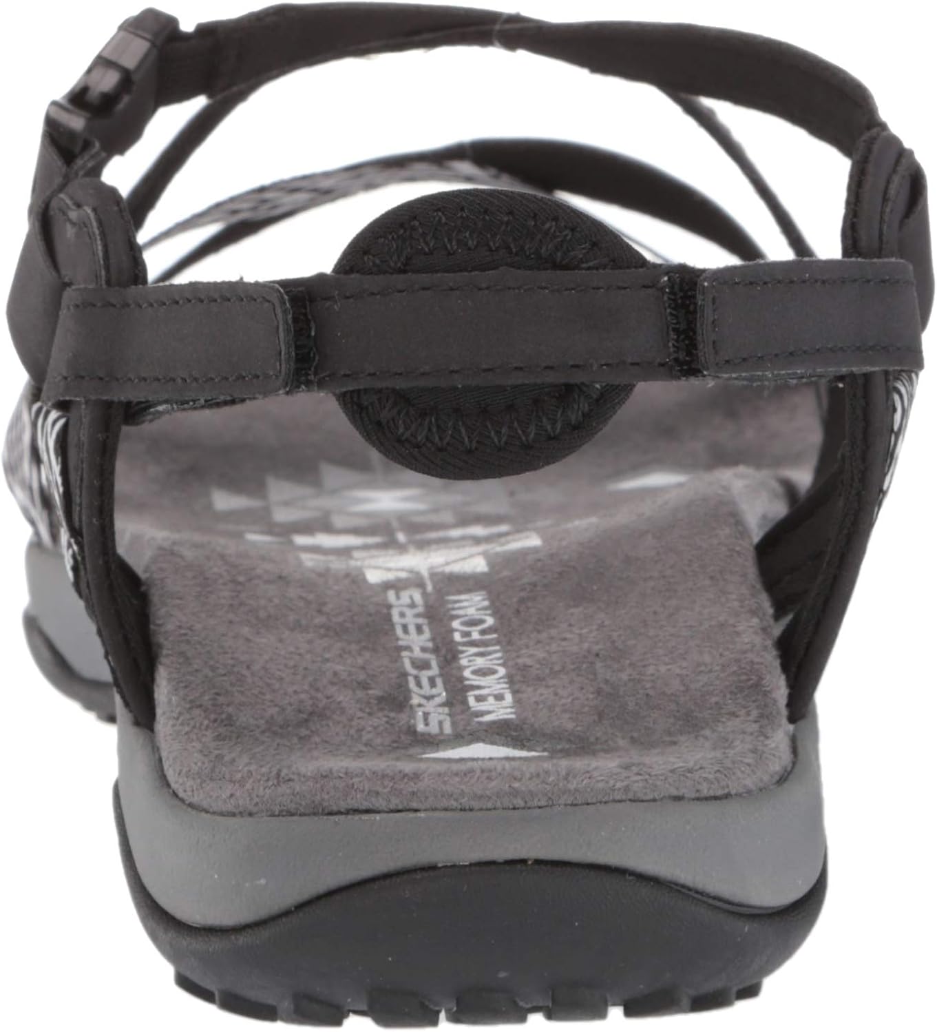  | Skechers Women's Strappy Slingback Reggae Slim-Staycation | Sport Sandals & Slides