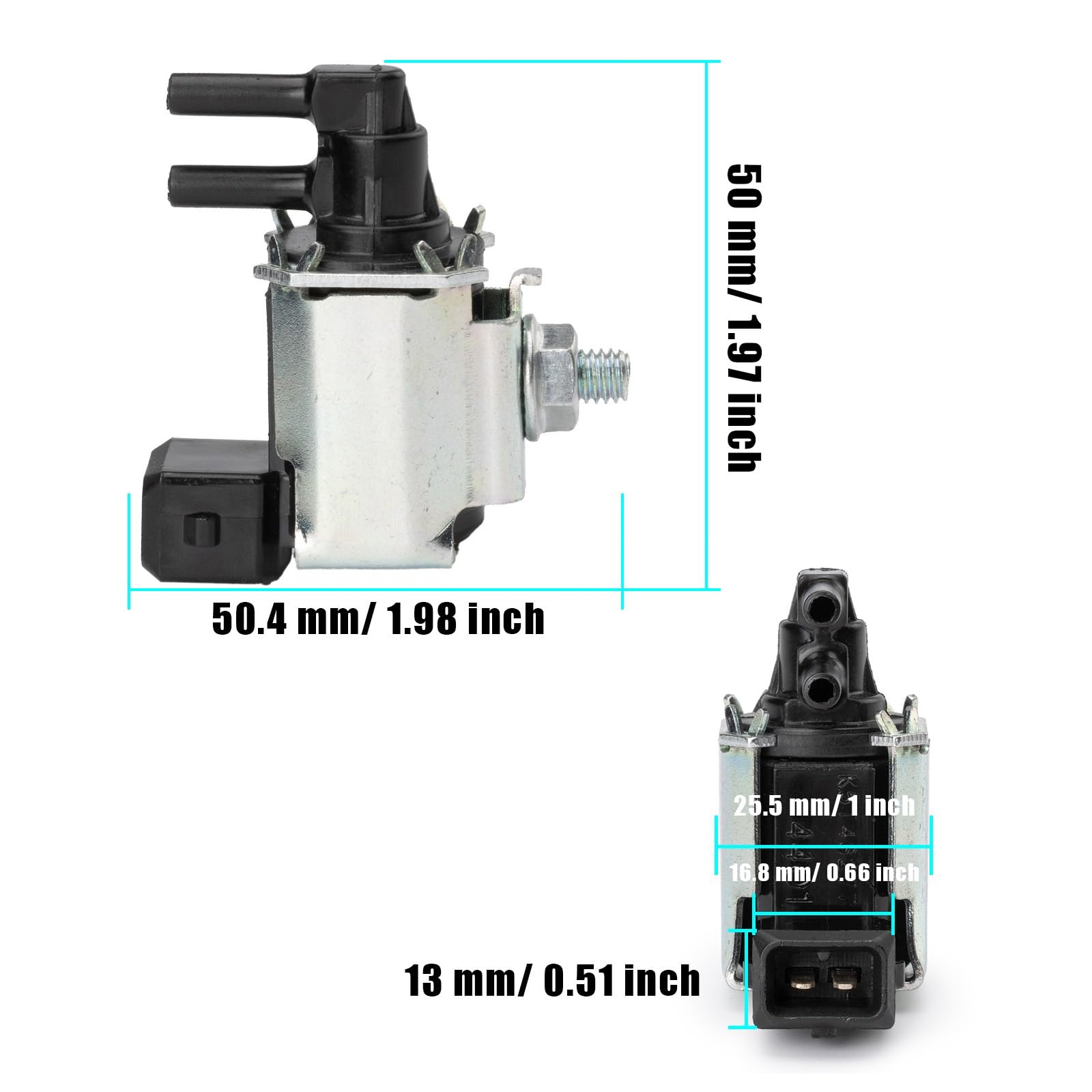 Elettrovalvola per Autoveicoli Compatibile Con Mitsubishi Per Outlander Per Pajero IO Valvola Di Emissione Del Vapore Canister Spurgo Solenoide K5T48277 K5T48086