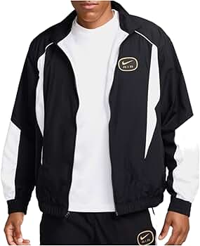 Amazon.com: Air Woven Mens Track Top (HM0167-010, Black/White
