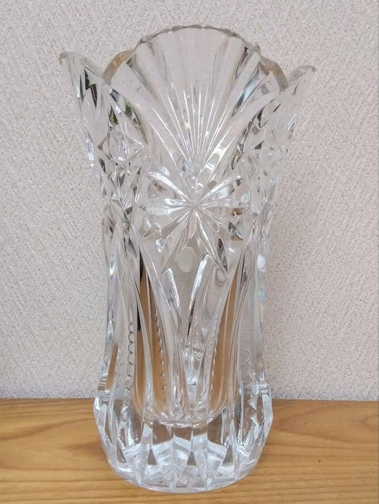 ◆CRISTAL de SERVES FRANCE クリスタル花瓶 フランス製◆ ◇CRISTAL de SERVES FRANCE クリスタル花瓶 フランス製◇ Cristal de