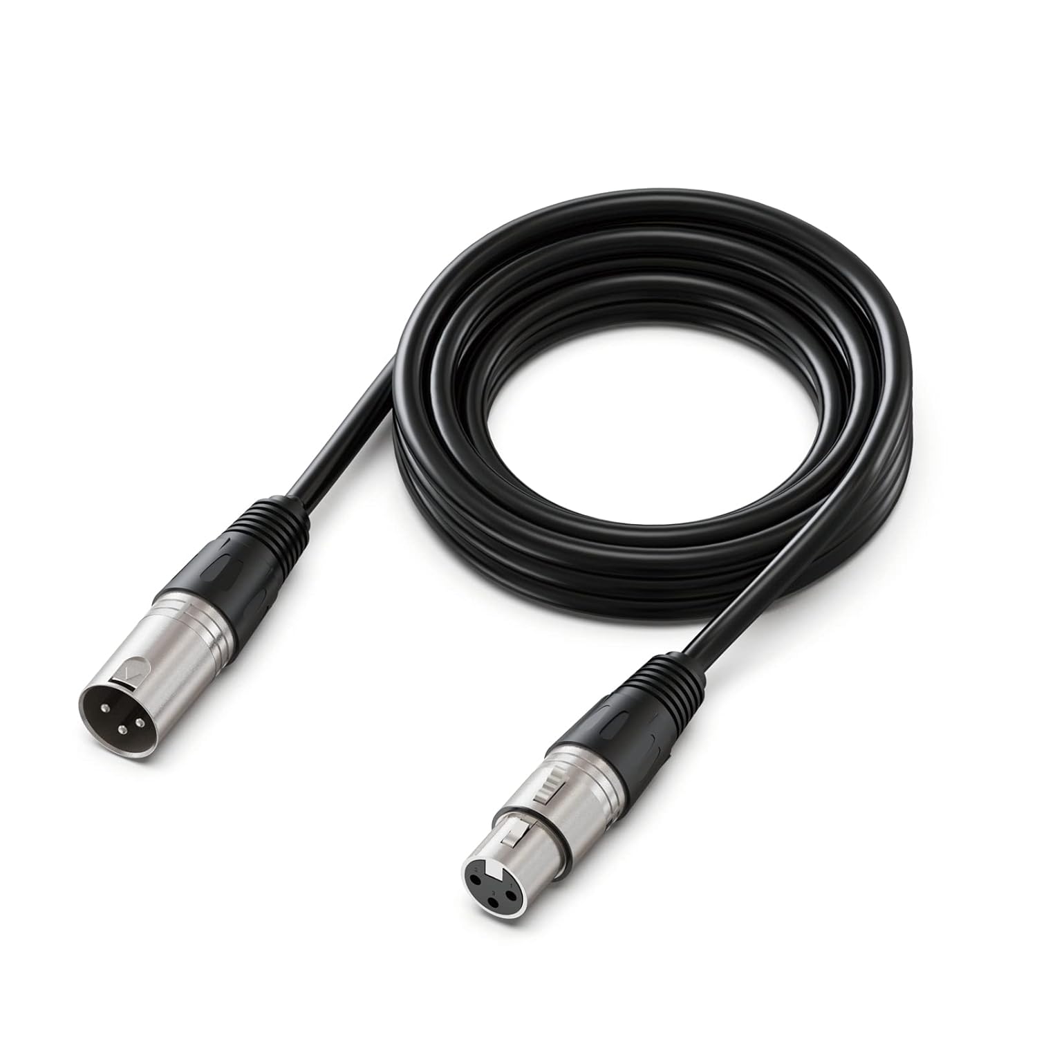 FIFINE XLR Microphone Cable 10ft, XLR Male to Female Mic Audio Cord with Balanced 3 PIN, Speaker Cable, Mic Wire, for Recording Podcast Streaming, Black-L9 FIFINE XLR Microphone Cable 10ft, XLR Male to Female Mic Audio Cord with Balanced 3 PIN, Speaker Cable, Mic Wire, for Recording Podcast Streaming, Black-L9