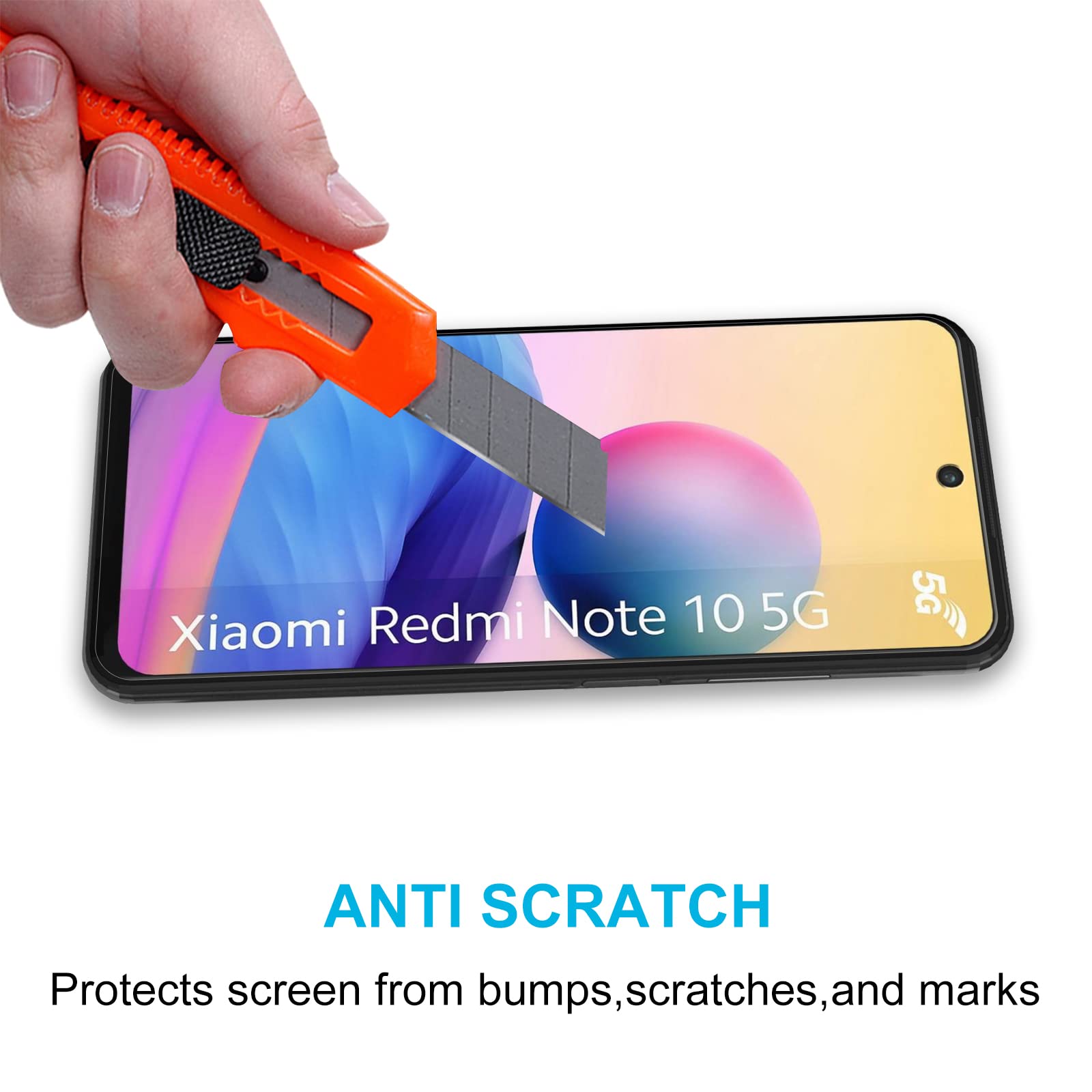 Per Xiaomi Redmi 10 Pellicola proteggi schermo in vetro temperato  202192403