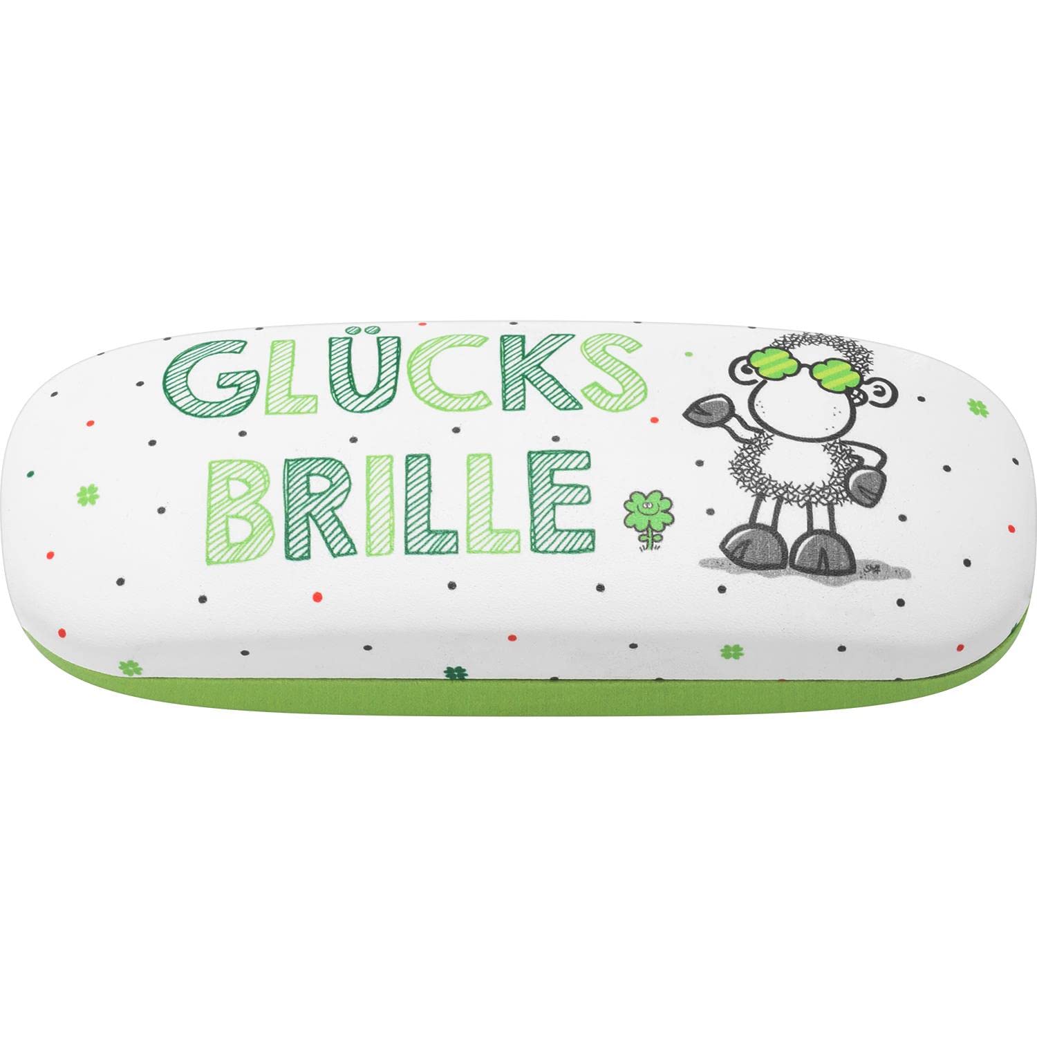 Sheepworld Green Hard Shell Glasses Case (47963)
