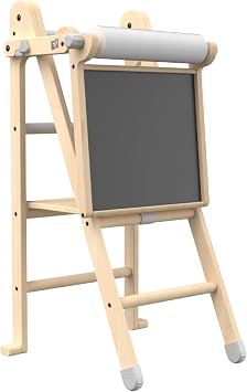 TP Active-Tots Pikler Style Wooden Folding Helper Tower With Play Easel - FSC  certified