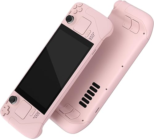 eXtremeRate Juego completo de carcasa de bricolaje con botones para Steam Deck LCD, placa frontal personalizada de repuesto para Steam Deck LCD,