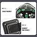 Angoily Car Compass, 2Pcs Portable Compass Dashboard Ball Adjustable Accurate Navigation for Cars Boats Marine Device, Hiking Direction Pointing Guide