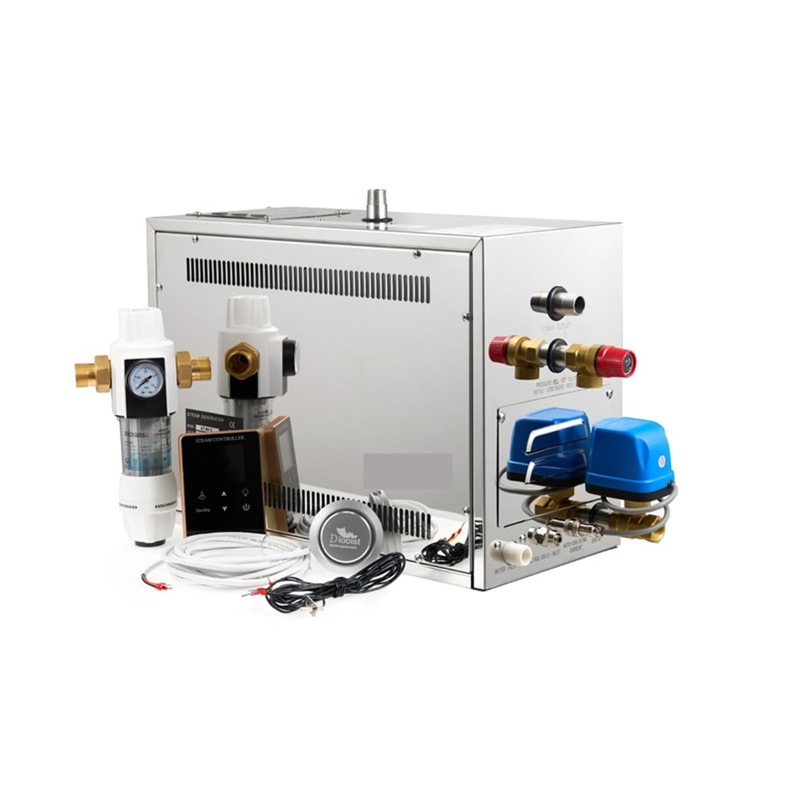 Generatore di vapore per sauna da 6 kW, per spa, doccia, relax, telecomando, scarico automatico, bagno turco sauna