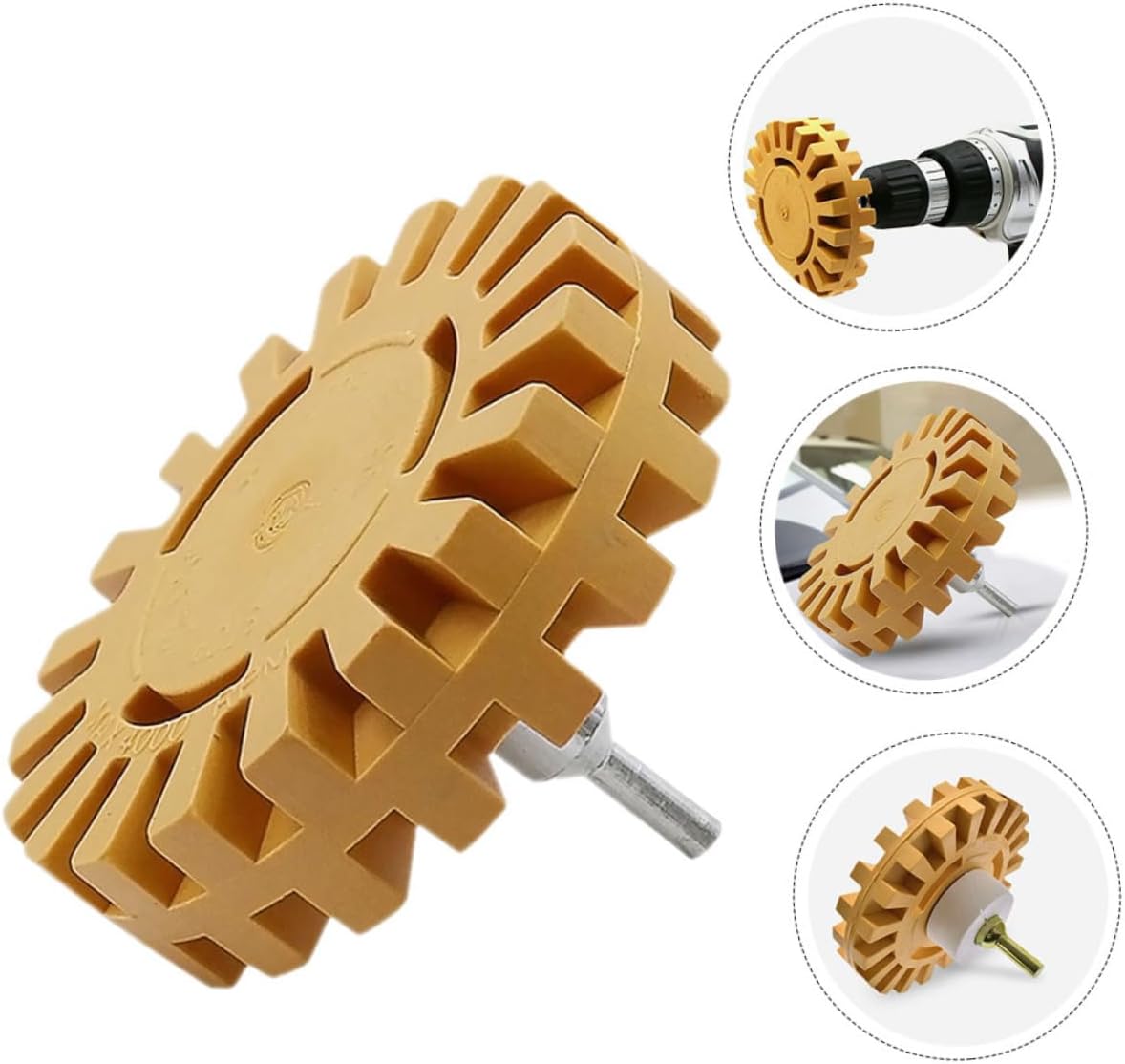 210g Efficient Adhesive Remover Wheel Gear Decal Eraser Car Sticker Remover Tool
