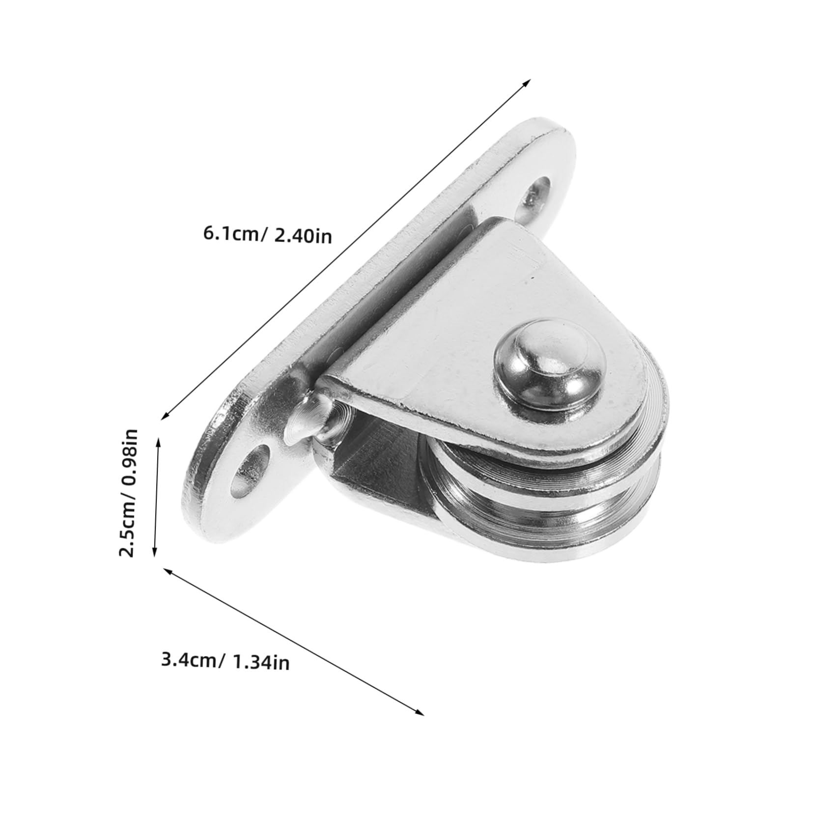 Unomor Heavy Duty Lifting Pulley Fixed Bearing Moving Pulley Block Traction for Rope Rail Track